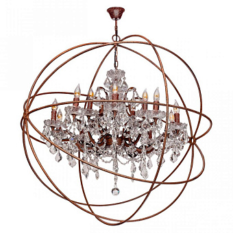 Люстра подвесная Loft It Foucaults Orb Crystal LOFT1897/15 600Вт 15 лампочек E14