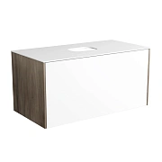 Тумба под раковину подвесная SIMAS Folio FOM100 Sherwood/bi 50х99х48см