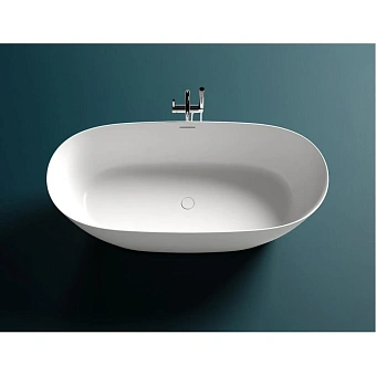 Ванна каменная SALINI SOFIA 102521MRF S-Stone матовая 165х75см отдельностоящая