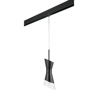 Трековый светильник Lightstar Strato PRO817017 40Вт E14 прозрачный для однофазного трека