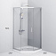 Угловое ограждение AM-PM Gem W90G-405-090MT 190х90см стекло прозрачное