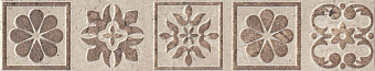 Бордюр KERAMA MARAZZI Фаральони HGD\A23\SG1550 коричневый 7,2х40,2см 0,029кв.м.