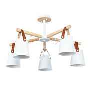 Люстра потолочная Arte Lamp THOMAS A7032PL-5WH 60Вт 5 лампочек E27