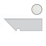 Плинтус Atlas Concord Италия MARVEL STONE ATEM Carrara Pure Battiscopa Sag. SX 30х7,2см 0,259кв.м.