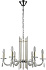 Люстра подвесная CRYSTAL LUX AURELIO AURELIO SP6 GOLD+CHROME/TRANSPARENT 360Вт 6 лампочек E14
