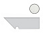Плинтус Atlas Concord Италия MARVEL STONE ATEM Carrara Pure Battiscopa Sag. SX 30х7,2см 0,259кв.м.
