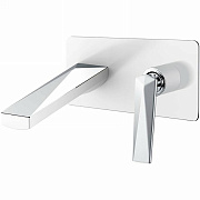 Смеситель для раковины Boheme Venturo 375-W белый/хром