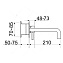 Смеситель для душа RGW Shower Panels 21140545-04 SP-45-10B чёрный