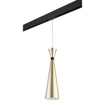 Трековый светильник Lightstar Dumo PRO816313 40Вт E27 шампань для однофазного трека