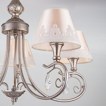 Люстра подвесная Eurosvet Incanto 60069/5 серебро 40Вт 5 лампочек E14