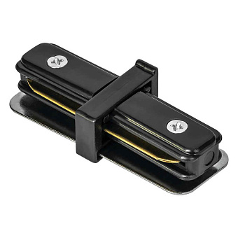 Коннектор Lightstar 502107 чёрный для однофазного трека