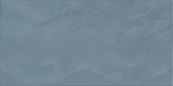 Настенная плитка KERAMA MARAZZI Онда 11221R структура синий матовый обрезной 30х60см 1,8кв.м. матовая