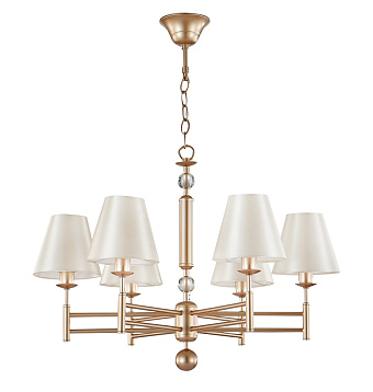 Люстра подвесная CRYSTAL LUX FLAVIO FLAVIO SP6 GOLD 360Вт 6 лампочек E14