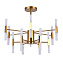Люстра потолочная Arte Lamp RAMONA A7410PL-24PB 3Вт 24 лампочек G4