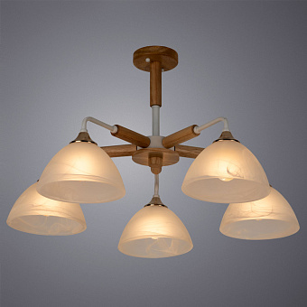 Люстра потолочная Arte Lamp MATTHEW A5032PL-5BR 40Вт 5 лампочек E27