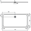 Душевой поддон IDEAL STANDARD ULTRAFLAT S K8285FV 90х170см