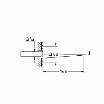 Излив GROHE 13404003