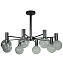 Люстра Loft It Tiara 10045/8 Black 320Вт 8 лампочек G9