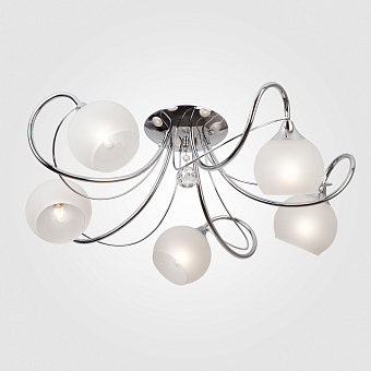 Люстра потолочная Eurosvet Costa 30102/5 хром 60Вт 5 лампочек E14