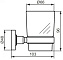 Стакан в ванную IDEAL STANDARD IOM A9121AA хром