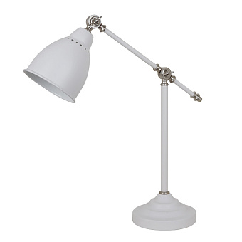 Настольная лампа офисная Arte Lamp BRACCIO A2054LT-1WH 60Вт E27