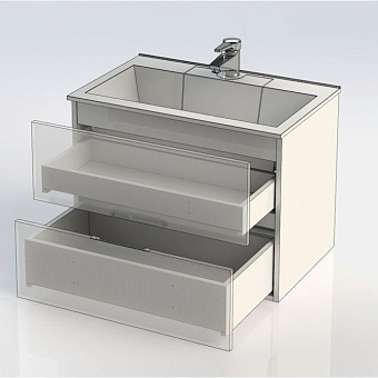 Тумба с раковиной AQUANET Алвита 213093 45х70х53,1см
