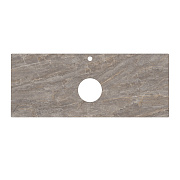 Столешница KERAMA MARAZZI Plaza PL1.VT280.120 Керамогранит 117х48см Парнас пепельный лаппатированный