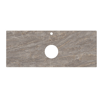 Столешница KERAMA MARAZZI Plaza PL1.VT280.120 Керамогранит 117х48см Парнас пепельный лаппатированный