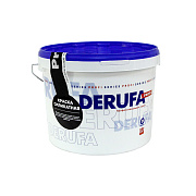 Краска универсальная фасадная DERUFA Profi Белый основа A 9л
