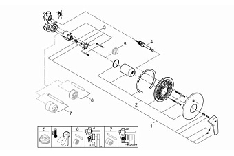 Смеситель для ванны GROHE StartFlow 29117000 хром