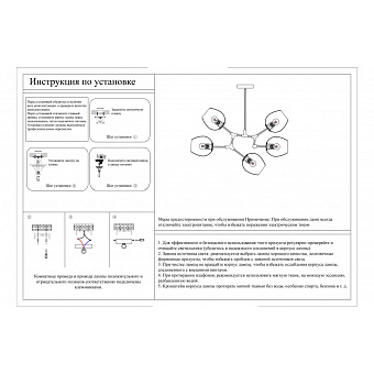Люстра KINK Light Нисса 07512-5,19 200Вт 5 лампочек E27