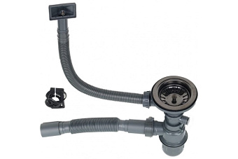 Мойка кухонная MELANA ProfLine D5343HB 53х43см графит