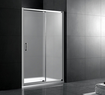 Душевая дверь Gemy Sunny Bay S28191BM 190х120см стекло матовое