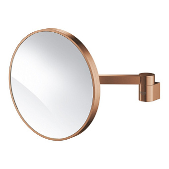Косметическое зеркало GROHE Selection 41077DL0 20х20см бронза с увеличением