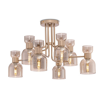 Люстра потолочная Freya Isla FR5094PL-08G 40Вт 8 лампочек E14