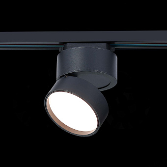 Трековый светильник ST Luce ST651 ST651.436.14 14Вт LED чёрный для однофазного трека