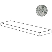Плитка для ступеней ABK Sensi Signoria PF60009141 Angolare Top Dx Lilac Grey Luxугловая правая 120х32см 0,384кв.м. полированная