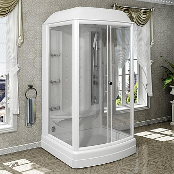 Душевая кабина RADOMIR Диана 1-05-1-0-0-0600 108х118х228см стекло прозрачное
