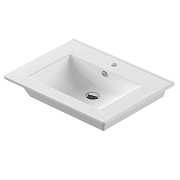Раковина накладная SANITA LUXE Quadro QDR75SLWB01 75х47см