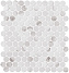 Керамическая мозаика FAP CERAMICHE Roma Diamond fNJE Statuario Round Gres Mos. 32,5х29,5см 0,575кв.м.