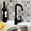 Смеситель для кухни WASSERKRAFT Elbe 7400 7407 поворотный излив чёрный
