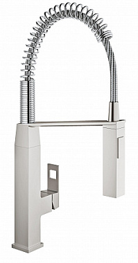 Смеситель для кухни GROHE Eurocube 31395DC0 гибкий излив сталь
