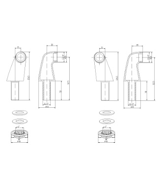 Основание для смесителя LEMARK LM8556BR