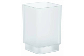 Стакан в ванную GROHE SELECTION CUBE 40783000 матовое стекло