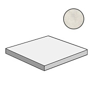 Плитка для ступеней Atlas Concord Италия Raw A2BC White Scalino Angolare 33х33см 0,109кв.м. неполированная