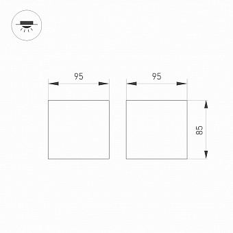 Светильник точечный накладной Arlight SP-Orient-Surface 031866 20Вт LED