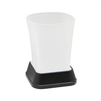Стакан в ванную WASSERKRAFT Amper K-5428BLACK чёрный