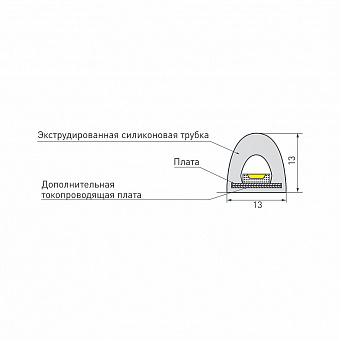 Светодиодная лента Arlight 024291(1) 14,4Вт/м 5000мм IP68 дневной белый свет