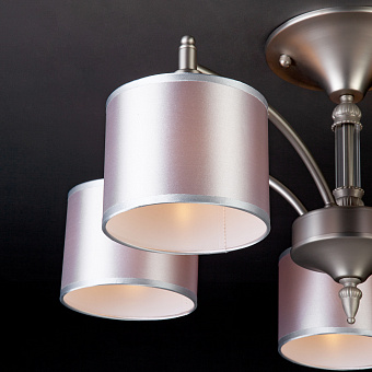 Люстра подвесная Eurosvet Adagio 60080/5 сатин-никель 40Вт 5 лампочек E14