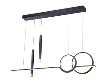 Люстра подвесная Ambrella COMFORT LineTech FL5394 62Вт 5 лампочек LED
